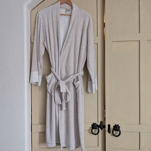 Cozy Beige/Cream Belted Robe - XL